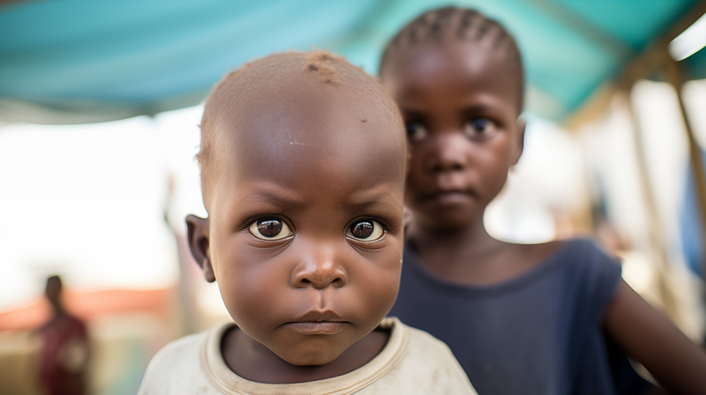 Child receiving care